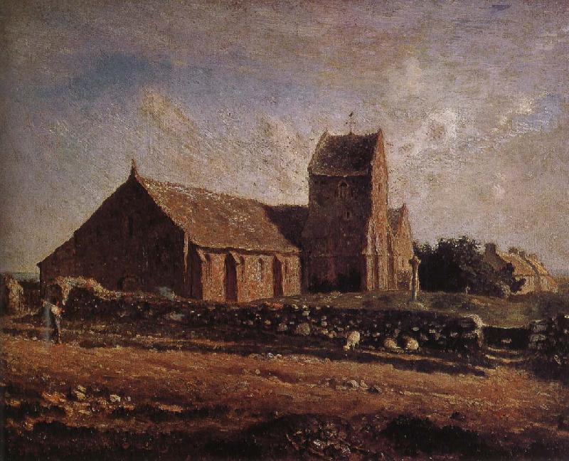 Jean Francois Millet Church Germany oil painting art
